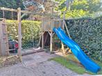 Hardhouten speeltuin, Kinderen en Baby's, Speelgoed | Buiten | Speeltoestellen, Ophalen, Gebruikt, Glijbaan