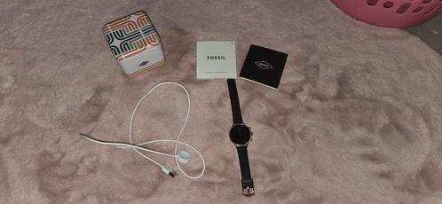 Goud rosé frossil smartwatch., Sieraden, Tassen en Uiterlijk, Smartwatches, Zo goed als nieuw, Android, Roze, Ophalen of Verzenden