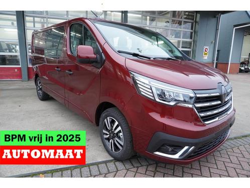 Renault Trafic 2.0 Bleu dCi EDC 170PK L2H1 Extra DubbelCabin, Auto's, Bestelauto's, Bedrijf, Te koop, ABS, Achteruitrijcamera
