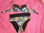 Gekleurde hoge Bikini Beachwave maat 40, Kleding | Dames, Badmode en Zwemkleding, Ophalen, Beachwave, Overige kleuren, Zo goed als nieuw