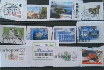 053 Stadspost Duitsland Mix lot met 12 verschillende zegels. beschikbaar voor biedingen
