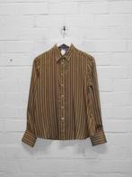 Caliban - Prachtige gestreepte blouse maat 36 - Nieuw €185, Bruin, Nieuw, Ophalen of Verzenden, X