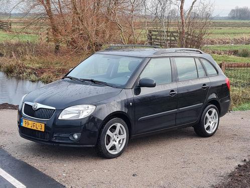 Skoda Fabia 1.4 16V 63KW Combi 2009 Zwart, Auto's, Skoda, Particulier, Fabia, ABS, Airbags, Airconditioning, Centrale vergrendeling