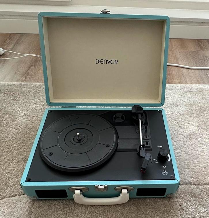 Denver platenspeler – retro look, moderne vibe!, Audio, Tv en Foto, Platenspelers, Zo goed als nieuw, Overige merken, Ophalen