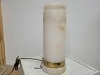 antiek vintage massief marmeren lamp met bovenkant, Antiek en Kunst, Antiek | Lampen, Ophalen of Verzenden