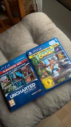 2 PS4 Games: Uncharted Collection & Crash Bandicoot, Spelcomputers en Games, 1 speler, Ophalen of Verzenden, Zo goed als nieuw