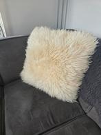 Echte schapenvacht kussens, Ophalen of Verzenden, Zo goed als nieuw, Overige kleuren, Vierkant