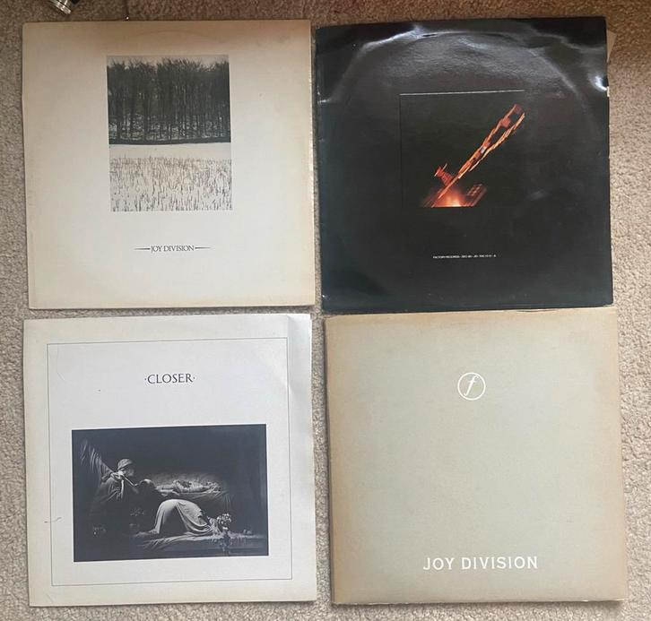 1 LP,  1 dubbelLP en 2 maxi-singles 12” van Joy Divison, Cd's en Dvd's, Vinyl | Pop, Gebruikt, 1980 tot 2000, 12 inch, Ophalen of Verzenden
