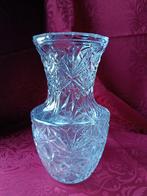 Kristallen Vaas - 23 cm, Overige kleuren, Ophalen of Verzenden, Minder dan 50 cm, Glas