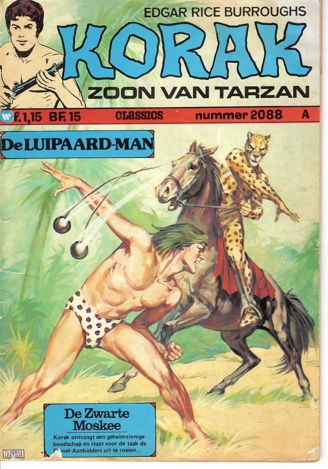 Korak, De Luipaard-man, Boeken, Strips | Comics, Gelezen, Europa, Ophalen of Verzenden, Meerdere comics
