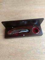 Wijnset in houten doosje - 2 delig, Ophalen of Verzenden, Zo goed als nieuw