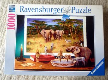 Wilde dieren 1000 stukjes, Ravensburger premium - compleet beschikbaar voor biedingen