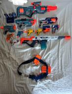 Izgs Mega Nerf pakket (15) + houders en pijltjes, Ophalen of Verzenden, Gebruikt