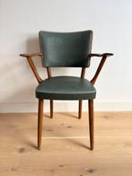 Vintage, Dutch design stoel, skaileer, jaren 50/60, Stevens, Huis en Inrichting, Stoelen, Gebruikt, Blauw, ..., ...