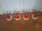 Vintage sapglaasjes, Huis en Inrichting, Ophalen, Glas of Glazen, Overige stijlen, Glas