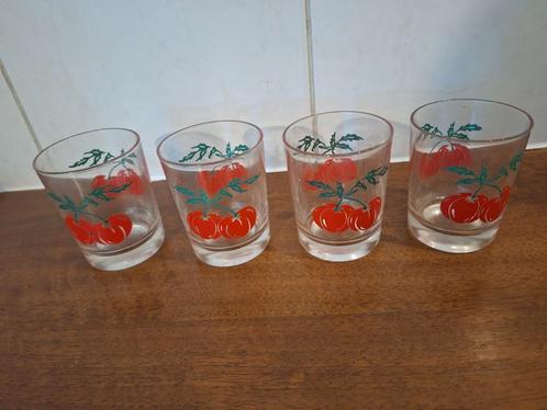 Vintage sapglaasjes, Huis en Inrichting, Keuken | Servies, Zo goed als nieuw, Glas of Glazen, Overige stijlen, Glas, Ophalen