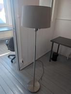 Staande lamp met leeslampje en grijze kap., Ophalen of Verzenden, 150 tot 200 cm