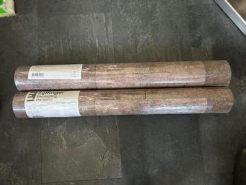 2 Rollen Eijffinger stenen behang beschikbaar voor biedingen