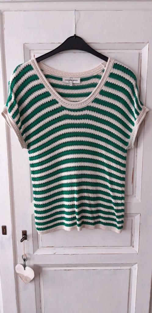Mooi "&Co" Woman Truitje Te Koop / Z.G.A.N.!, Kleding | Dames, T-shirts, Zo goed als nieuw, Maat 42/44 (L), Korte mouw, Ophalen of Verzenden