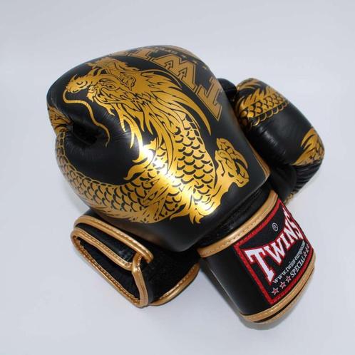 Bokshandschoenen Twins FBGVL49 Golden Dragon, Sport en Fitness, Vechtsporten en Zelfverdediging, Nieuw, Overige, Vechtsportmateriaal