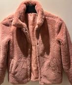 Bontjas fake fur jas roze, Ophalen of Verzenden, Zo goed als nieuw, 146 t/m 152, Meisje