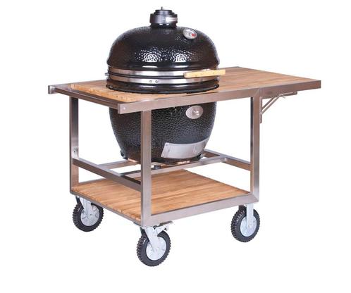 Monolith TWO 66 met RVS Buggy, Tuin en Terras, Houtskoolbarbecues, Nieuw, Met accessoires, Ophalen of Verzenden