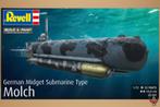 ROWASP | Revell 1/72 German Midget Submarine Type Molch, Hobby en Vrije tijd, Modelbouw | Boten en Schepen, Revell, Nieuw, Ophalen of Verzenden