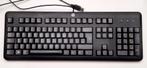 HP Toetsenbord KU-1156 USB Qwerty zwart bedraad, Computers en Software, Refurbished, Ophalen of Verzenden, HP, Qwerty