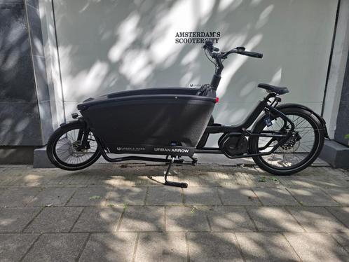 Urban Arrow FamilyNext Pro Zwart | 545Wh | Slechts 26 km, Fietsen en Brommers, Fietsen | Bakfietsen, Zo goed als nieuw, Overige merken