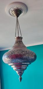 Arabische/Oosterse Filigrain hanglamp vintage zilver, Huis en Inrichting, Lampen | Hanglampen, Ophalen, Gebruikt, 50 tot 75 cm