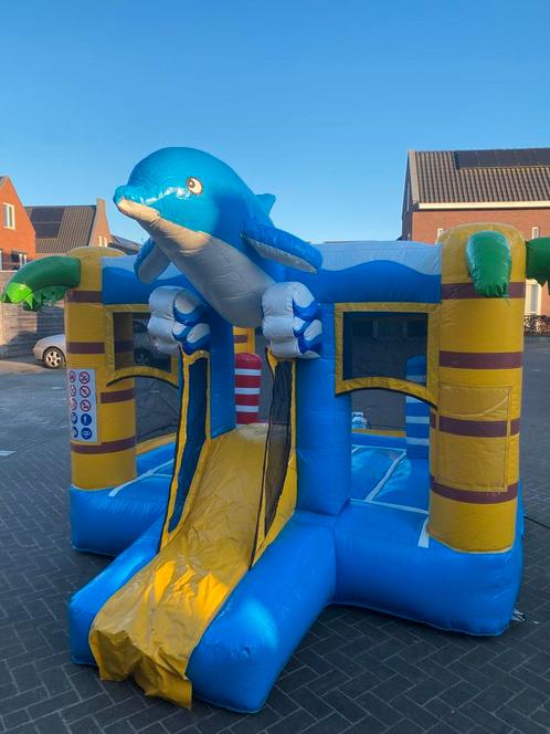 Springkussen te huur / springkussen huren, Hobby en Vrije tijd, Feestartikelen | Verhuur, Zo goed als nieuw, Overige, Ophalen of Verzenden