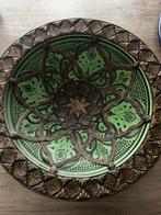 Oosterse schaal bord decoratie marrakech, Huis en Inrichting, Woonaccessoires | Schalen en Manden, Ophalen of Verzenden, Zo goed als nieuw