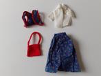 Fleur kleertjes van outfit 1224 Barbie Sindy pop, Ophalen of Verzenden, Gebruikt, Kleertjes