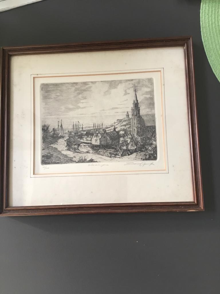 Schilderij van scheveningen, Antiek en Kunst, Ophalen of Verzenden