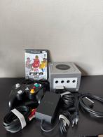 Nintendo Gamecube + Originele Memory Card, Kabels en Spel, Ophalen of Verzenden, Zo goed als nieuw, Sport, 3 spelers of meer