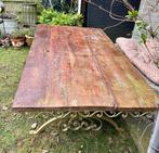 Tuin salontafel, Tuin en Terras, Ophalen of Verzenden, Gebruikt, Rechthoekig, Metaal