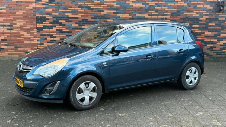 Opel Corsa 1.2 Ecoflex 5D 2011 Blauw, Auto's, Opel, Bedrijf, Corsa, ABS, Airbags, Alarm, Bluetooth, Boordcomputer, Centrale vergrendeling