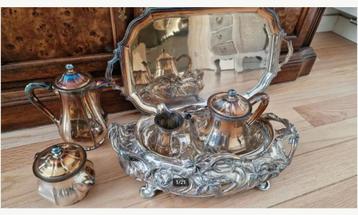 Wiskemann Koffieservies - 6 Delig Verzilverd beschikbaar voor biedingen