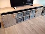 Tv meubel met veel opbergruimte, Ophalen, Zo goed als nieuw, 25 tot 50 cm, 200 cm of meer