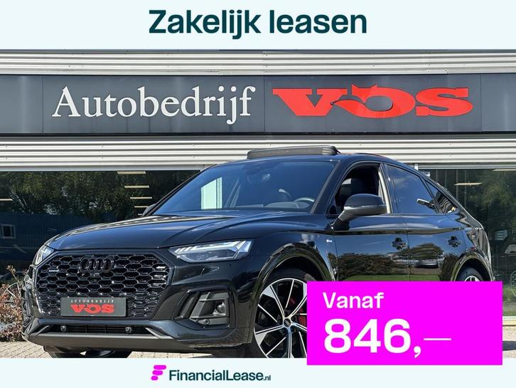 Audi Q5 Sportback 50 TFSI e S edition Competition | Luchtver, Auto's, Audi, Bedrijf, Lease, Financial lease, Q5, 360° camera, ABS
