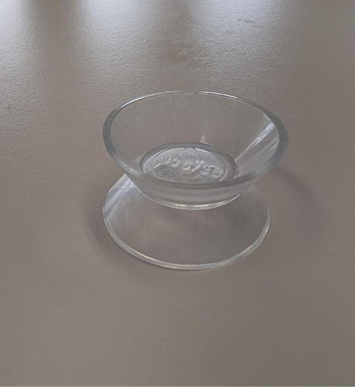 Dubbele zuignap, transparant, Ø35mm, 325 stuks, Hobby en Vrije tijd, Overige Hobby en Vrije tijd, Zo goed als nieuw, Ophalen of Verzenden