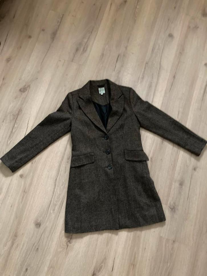 Stijlvolle Blazer Jas - Maat M, Kleding | Dames, Jasjes, Kostuums en Pakken, Zo goed als nieuw, Jasje, Maat 38/40 (M), Bruin, Ophalen of Verzenden