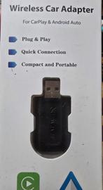 Draadloze Auto Adapter - CarPlay & Android Auto, Auto diversen, Auto-accessoires, Ophalen of Verzenden, Nieuw