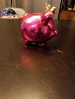 Roze spaarpot varken met kroon, Ophalen of Verzenden