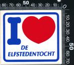 Sticker: I love de Elfstedentocht, Verzamelen, Ophalen of Verzenden, Zo goed als nieuw, Sport