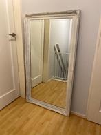 Grote klassiek wandspiegel met facetgeslepen rand, Huis en Inrichting, Ophalen, 100 tot 150 cm, Zo goed als nieuw, Rechthoekig