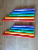 2x set chromatische boomwhackers. €10/ 1set,€17,50 beide, Ophalen of Verzenden
