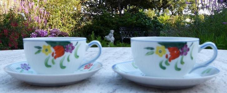 AW August Warnecke Tulip Time Handgemalt Tuliptime, Antiek en Kunst, Antiek | Servies los, Ophalen of Verzenden