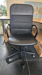 Ikea Renberget bureaustoel op wieltjes - kleur zwart, Ophalen, Zwart, Zo goed als nieuw, Bureaustoel