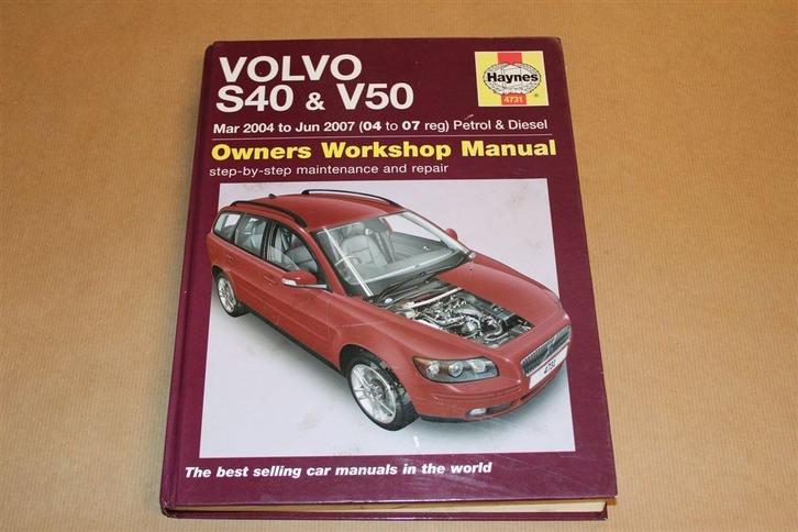 Haynes Vraagbaak Volvo S40 & V50 [2004-2007, Engelstalig], Auto diversen, Handleidingen en Instructieboekjes, Ophalen of Verzenden